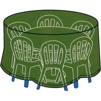 Telo cover per tavolo tondo con sedie