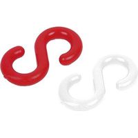 GANCIO S X CATENA SEGNALETICA HAND PLT BIANCO/ROSSO D.MM 5 CF=PZ 2