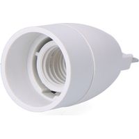 Convertitore da G9 a E14, da 2 a 230 V, bianco, ø30 x 57 mm (confezionato in termoretraibile)