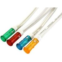LED-Kontrollleuchte 230V mit 200mm Kabel Farbe AMBAR