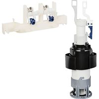 Regiplast – Soupape de chasse d'eau pour bâti-support Quadra/Césame – Kit complet avec embase – Réparation chasse d'eau défectueuse – Installation simple