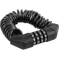 Portable Vélo Casque Lock Mini Burglar Padlock Anti-theft Casque Lock pour MTB Vélo Motorcycle Scooter Électrique Coded Lock Password Combination Lock