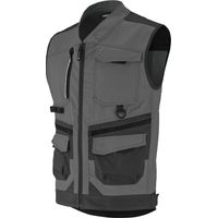 GILET TROWEL GRAU ANTHRAZIT / SCHWARZ XL