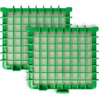 vhbw Filterset 2x Staubsaugerfilter kompatibel mit Rowenta RO582201411 - 6P0044466P AT Staubsauger - HEPA Filter Allergiefilter