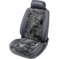 PKW Sitzauflage aus Lammfell Cosmo, Auto-Sitzaufleger, Lammfell-Sitzauflage schwarz, 1 Stück