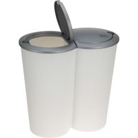 Doppelter Abfalleimer 50 L