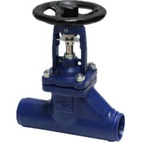 Faltenbalg-Absperrventil PN40 m.AE DN 15 PN40 Geh.: 1.0460, AExAE max.450°C, HR