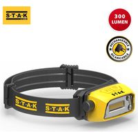 Torcia Frontale a LED Ricaricabile e Regolabile Stak 3 W 300 Lm
