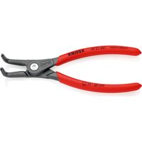 KNIPEX 49 21 A21 SB Precision Circlip Pliers for external circlips on shafts with non-slip plastic coating grey atramentized 165 mm