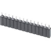 W & P Products Connettore femmina (precisione) Numero di righe: 1 Poli per fila: 16 153PF-016-1-50-00 1 pz.