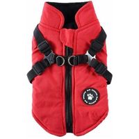 (S) Manteau pour chien avec harnais pour chiens de petite et moyenne taille, manteau imperméable, manteau doublé chaud, manteau pour chiot
