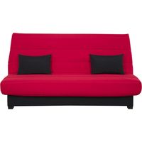 Banquette Clic clac CECILIA 130 x 190, pearl rouge