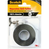 SCOTCH Reparaturband, einseitig L.3 m x B.25 mm schwarz SCOTCH