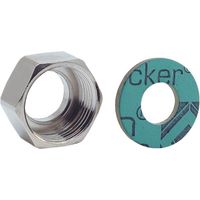 Ecrou réduit fileté F pour solaire avec joint 1/2" pour tuyau 3/8