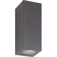 LCD UP & DOWN WANDLEUCHTE, 2X7 WATT, 2XGU10, GRAPHIT (5050)