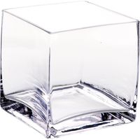Ad Trend Vaso in Vetro Decorativo 12,5 x 12,5 Cm H 12 Cm – Design Moderno
