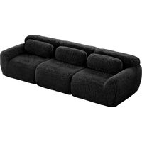 Canapé Cloud modular sofa confort plush noir 291x104x73 cm ZIPSOFA Canapé Canapé