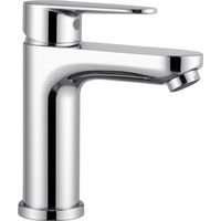 CECIPA MAX Waschtischarmatur, Wasserhahn Bad mit Auslauf Höhe 106 mm, Badarmatur Waschbecken wassersparend, Chrom S