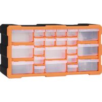 vidaXL Organisateur multi-tiroirs avec 22 tiroirs 49x16x25,5 cm