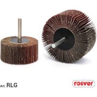 ROSVER RLG RUOTA RUOTE LAMELLARI IN TELA ABRASIVA AL CORINDONE GAMBO 6 mm - 50 - 60 - 30