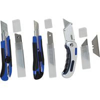 Pack cutters - Couteaux multi usages, 3 x 3 lames