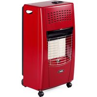 Bartolini Estufa de Gas Infrarrojos Bella I GPL 4200W Piezoeléctrica 3 Niveles de Potencia Rojo