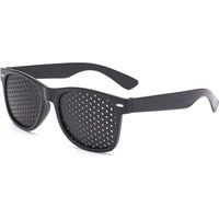 Lunettes Trou Noir - Lentilles Maillées pour Rééducation Oculaire - Monture Pliable - Pour Entraînement Visuel et Détente - 1 Pièce