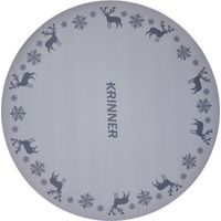 Krinner Weihnachtsbaumunterlage Ø 60 cm grau Weihnachtsbaumdecke