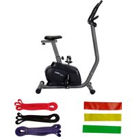Pack Bicicleta Estática Keboo Serie 900 98x51x132 cm 16 Velocidades y 6 Bandas Elásticas Diferentes Niveles Entrenamiento