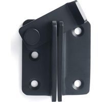 Sliding Door Lock Shutter Latch Gate Bolt with Screws for Door, Window, Cupboard and Garden, Matt Black Finish in Stainless Steel