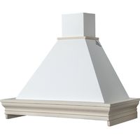 Cappa cucina rustica CLASSICA con cornice in legno CORDA cm 120