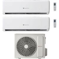 Hermann Saunier Duval Climatizzatore Dual Split VivAir Lite 12+12 Btu con SDH1-050MNA2O Inverter R-32 WiFi Classe A