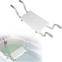 TolleTour Planche de bain Siège de bain seniors adultes Planche de bain réglable 72/77/82 cm Planche de siège en PP MAX. 136KG