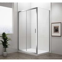 Polysan Easy Line - Cabine de douche, 120x80 cm, chrome/verre transparent EL1215EL3215