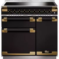 Piano de cuisson induction 167L 5 feux noir – Four électrique multifonction 240°C – Nettoyage catalyse – ELS90EIGBBEEU – Falcon