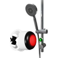 Minuteur de douche LED avec changement de couleur – Économie d'eau et d'énergie – Installation rapide avec bracelet silicone – Arrêt automatique après 12 mn – Ecosavers
