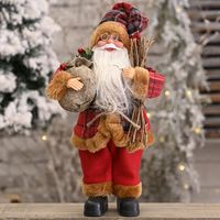 Weihnachtsmannfigur für die Dekoration von Zuhause oder Büro – Realistische Weihnachtsmannstatue zur Dekoration von Zuhause oder Büro