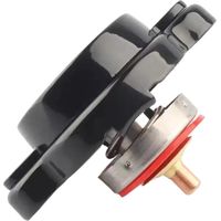 Bouchon de radiateur avec jauge de température, bouchon de pression de radiateur - Couvercle de réservoir d'eau haute pression Bouchon de radiateur de moto, précis et pratique pour motos, voitures