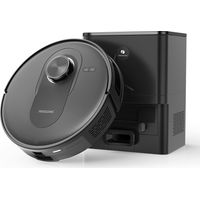 Proscenic Q8 MAX - Robot AspiraLavapavimenti - Aspirazione Ultra-Potente 4200Pa - Autonomia 200 Minuti - Navigazione LIDAR - Compatibile con App, Google Home, Alexa, Siri, IFTTT - Nero