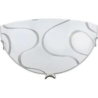 Wandleuchte Onda 30x15x10 cm mit E27 Fassung und chromatischen Haken