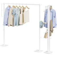 Séchoir à Linge Pliable intérieur/extérieur, étendoir sur Pieds Compact, Gain de Place, étendoir à draps, tancarville, Blanc
