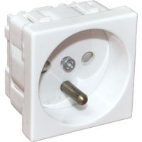 ALANTEC PZ01B PRISE 45 X 45 MM BLANC -€“ 2P+Z