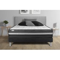 Matratzenset VITAL POWER ZEN 150 x 200 cm Bettrahmen Kit schwarz