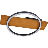 LED Ceiling Lightdimmable 'Galad' made of Wood for Living Room & Dining Room