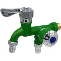 Robinet universel 4 points, une entrée et deux sorties, robinet multifonction à connexion rapide, robinet pour machine à laver
