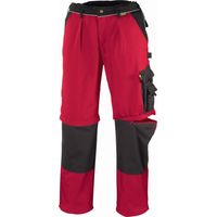 Canvas (320 g/m) 2-in-1 Bundhose TOBAGO rot/schwarz Größe 98