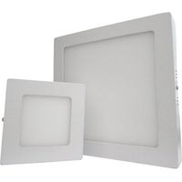 Plafoniera Faretto Led Da Soffitto Muro Parete Quadrata 6W Bianco Caldo 120x120mm