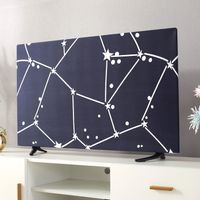 Housse de Télévision Imperméable Élastique Universelle, Protection contre Poussière pour TV 55 Pouces
