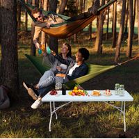 Tisch Klapptisch mobil 180x74 Kunststoff Weiß OKMYHOME