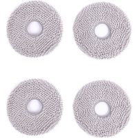 ECOVACS Panni di lavaggio lavabili, per DEEBOT X1 OMNI/X1e OMNI/X2 OMNI/X2 COMBO/X1 TURBO/T10 TURBO/ T20 OMNI, scatola da 4 pezzi (2 coppie), accessorio originale